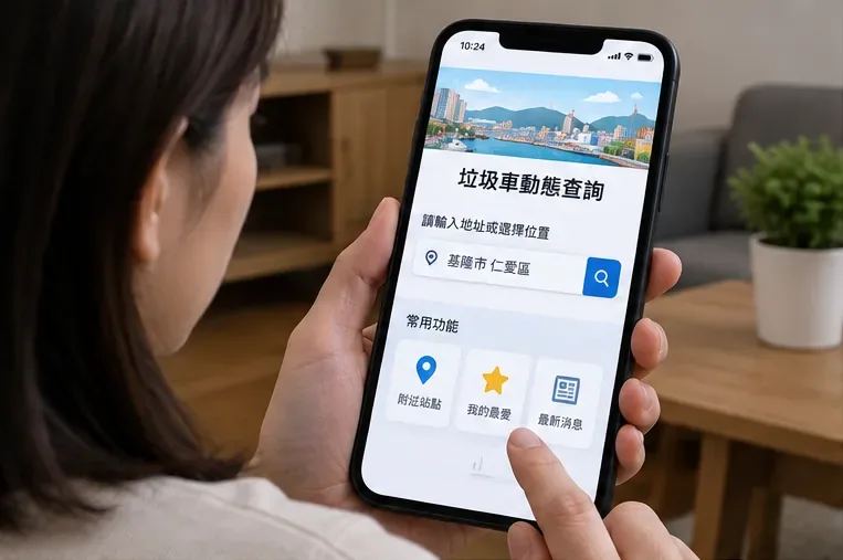 基隆市垃圾車時間怎麼查？新手從地址搜尋到即時到站提醒一次看懂