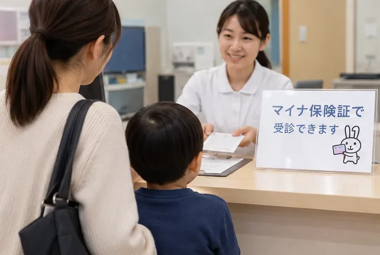 子どものマイナ保険証はどうやって使う？登録から受診時の操作・困ったときの対処まで