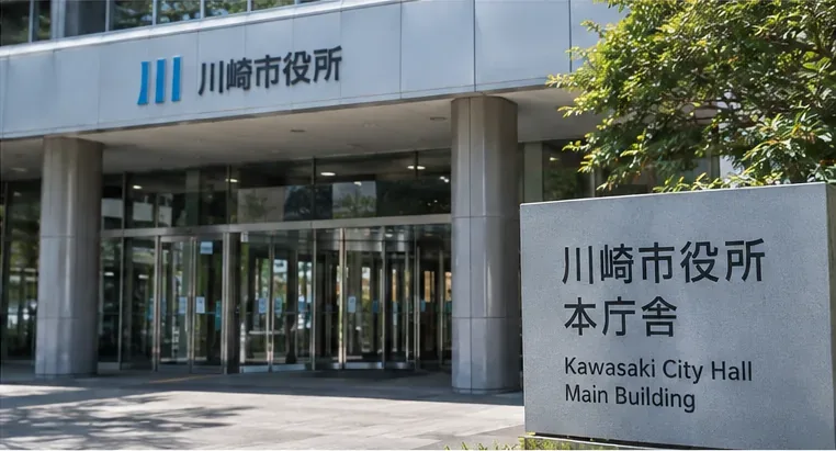 川崎市の行政窓口を示す建物の参考イメージ