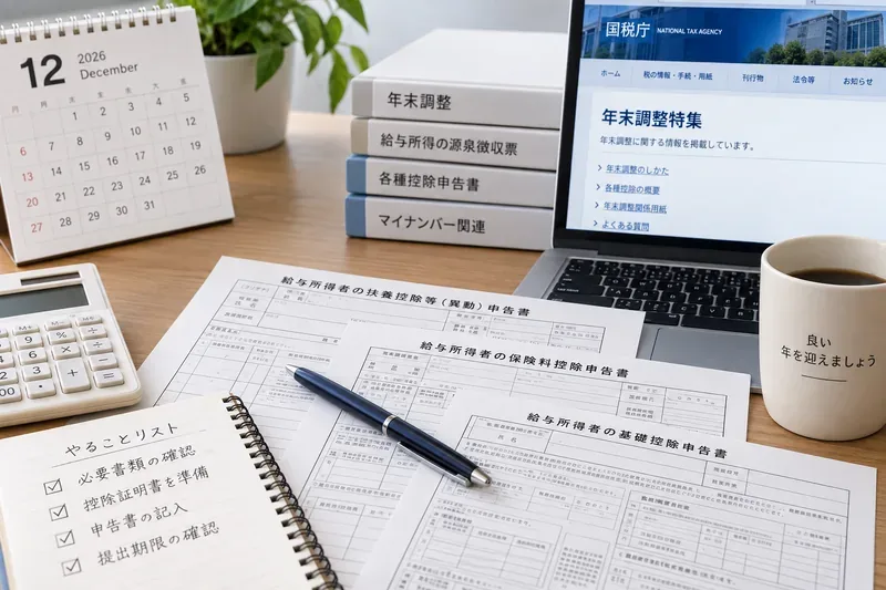 年末調整2026｜何が変わる？基礎控除・給与所得控除・扶養の新ルールを具体例で整理