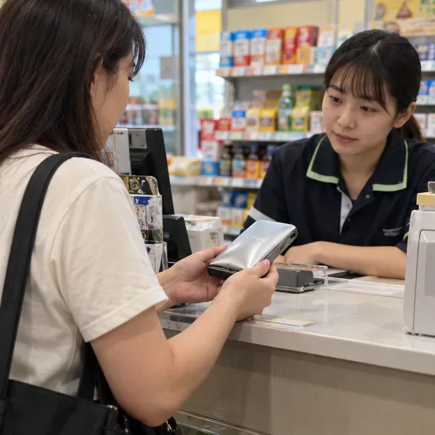 民眾在超商櫃檯向店員出示膨脹行動電源，先確認是否能個別收受。