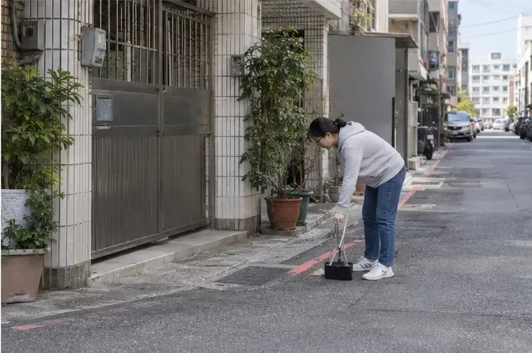 步驟八：清運後掃除細屑，確認原放置處恢復整潔。