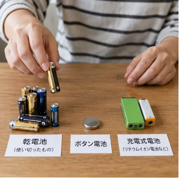 松山市で乾電池を捨てる方法｜2026年度の分別・出し方と2027年4月からの変更