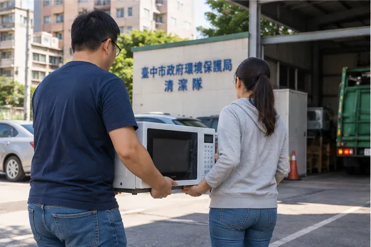 臺中市微波爐怎麼丟？回收、清潔隊清運與舊機處理方式一次看