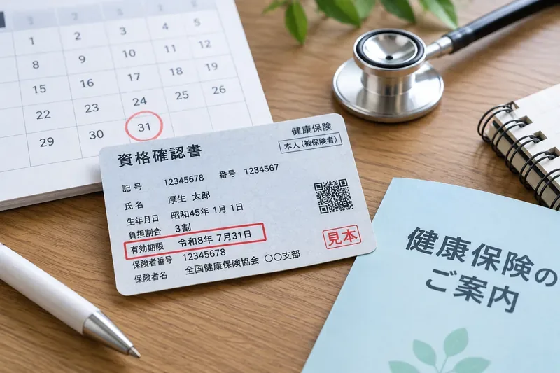 資格確認書の有効期限はいつまで？確認方法・更新時の注意点をわかりやすく解説