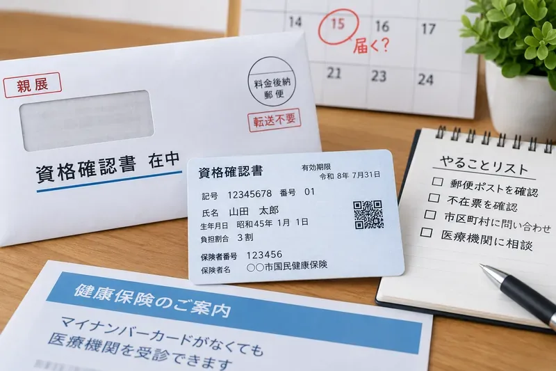 資格確認書はいつ届く？届かないときの確認先と対処法【2026年版】