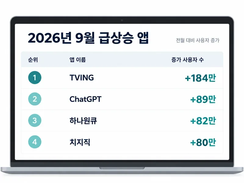 2026년 10월 12일 주간 앱 순위: 급상승 앱과 최신 공개 자료