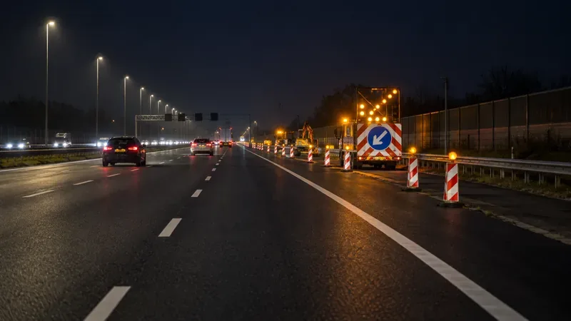 A15 dicht tussen Gorinchem en Deil: omleidingen in de nacht van 28 op 29 oktober