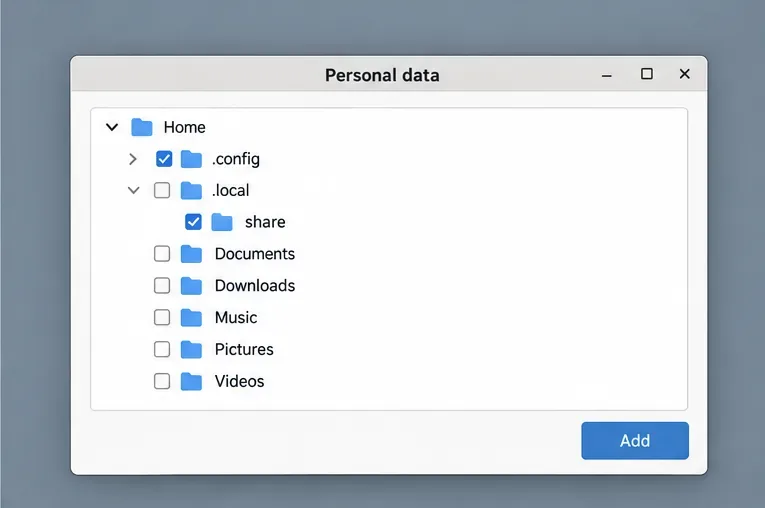 Eseguire il backup e il ripristino delle impostazioni di HamoniKR senza perdere i file nascosti.