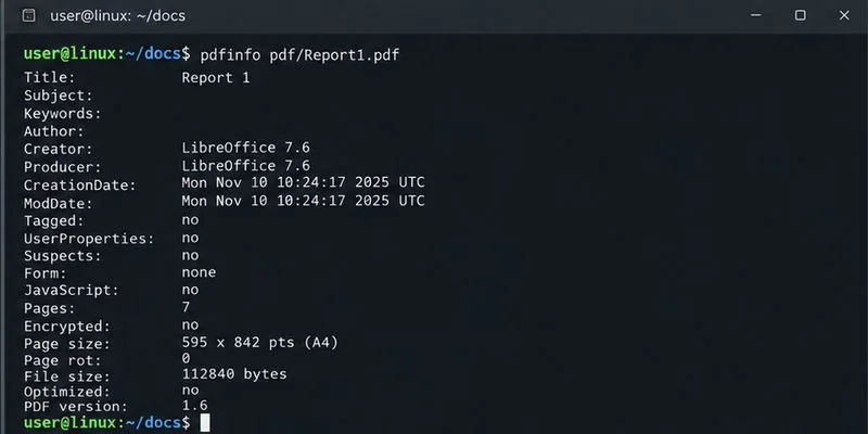 Conversion par lots de fichiers DOCX en PDF avec l'interface de ligne de commande de LibreOffice