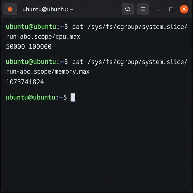 Limita l'utilizzo di CPU e memoria di un comando con Ubuntu cgroups