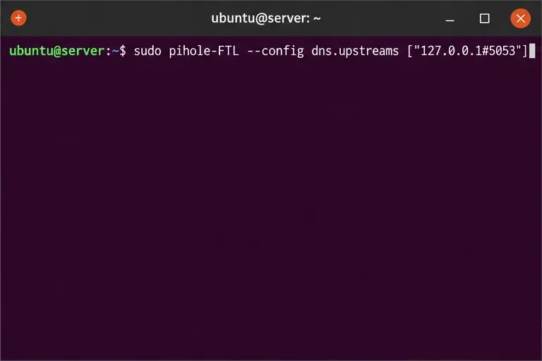 Encrypt Pi-hole Upstream DNS on Ubuntu Server 24.04