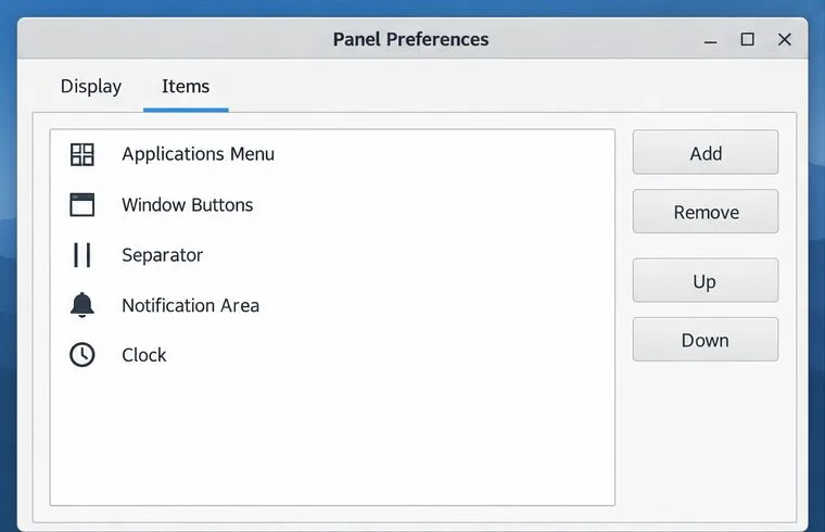 Set Up a Windows-Style XFCE Panel on Pardus Linux