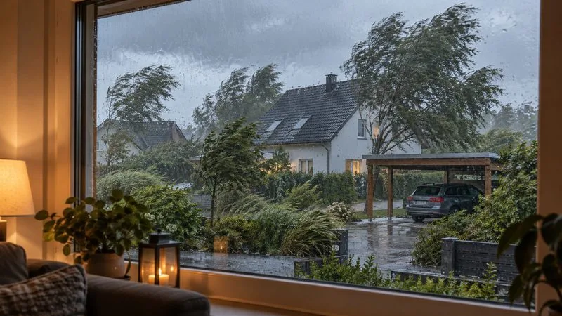 Sturm in Deutschland: So schützen Sie Haus, Auto und sich selbst